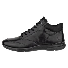 ECCO Alltag-Winterschuhe Irving Mid-Cut (wärmendem Futter, Premium-Leder) schwarz Herren