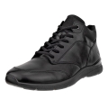ECCO Alltag-Winterschuhe Irving Mid-Cut (wärmendem Futter, Premium-Leder) schwarz Herren