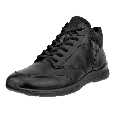 ECCO Alltag-Winterschuhe Irving Mid-Cut (wärmendem Futter, Premium-Leder) schwarz Herren