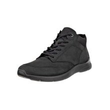 ECCO Alltag-Winterschuhe Irving Mid-Cut (wärmendem Futter, Premium-Nubukleder) schwarz Herren