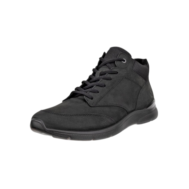 ECCO Alltag-Winterschuhe Irving Mid-Cut (wärmendem Futter, Premium-Nubukleder) schwarz Herren