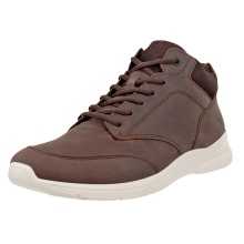 ECCO Alltag-Winterschuhe Irving Mid-Cut (wärmendem Futter, Premium-Nubukleder) braun Herren