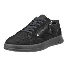 ECCO Sneaker Move Zip Lace (Premium-Leder) schwarz Damen