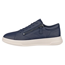 ECCO Sneaker Move Zip Lace (Premium-Leder) marineblau Damen