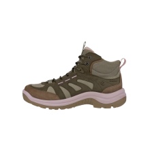ECCO Wanderschuhe Offroad (Nubukleder, wasserdicht) braun/beige Damen