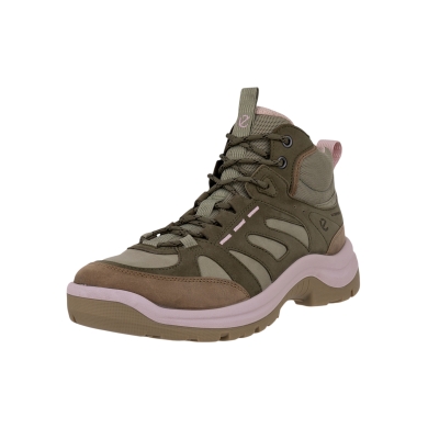 ECCO Wanderschuhe Offroad (Nubukleder, wasserdicht) braun/beige Damen