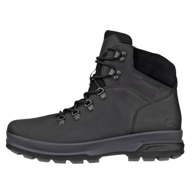 ECCO Winterschuhe Rugged Track WP Lace Boot (Premium-Leder, wasserdicht) schwarz Herren