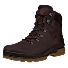 ECCO Winterschuhe Rugged Track WP Lace Boot (Premium-Leder, wasserdicht) dunkelbraun Herren