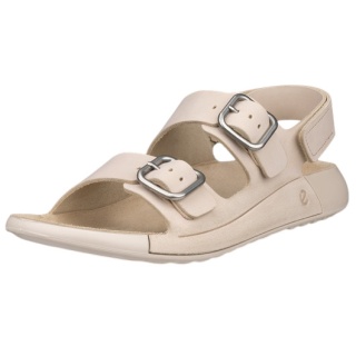 ECCO Sandale Cozmo 3 Strap (Premium-Leder) beige Damen