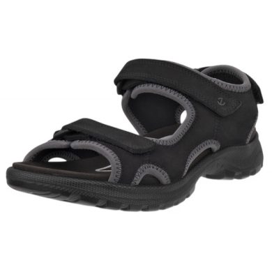ECCO Sandale Hike 3 Strap (Leder) schwarz Damen