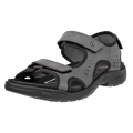 ECCO Sandale Hike 3 Strap (Leder) grau Herren
