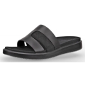 ECCO Sandale Flowt Slide (Premium-Leder) schwarz Damen