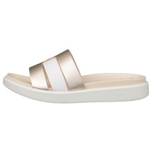 ECCO Sandale Flowt Slide (Premium-Leder) gold Damen