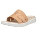 ECCO Sandale Flowt Slide (Premium-Leder) beige Damen