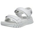ECCO Sandale Gruuv Sol Lea (Premium-Leder) weiss Damen