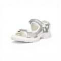ECCO Sandale Offroad 3S Reflective weiss/silber Damen