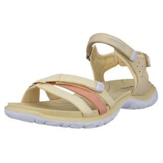 ECCO Sandale Offroad Roam Lea Tex (Nubukleder) hellbraun Damen