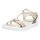 ECCO Sandale Soft (Premium-Leder) gold/braun Damen