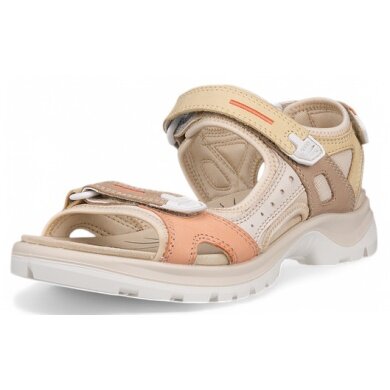 ECCO Sandale Yucatan Leder beige Damen