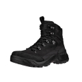 ECCO Wanderschuhe Offroad Mid (Nubukleder, wasserdicht) schwarz Herren