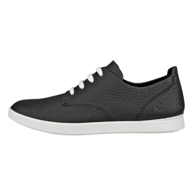 ECCO Sneaker Leisure Lace Up (weiches Premium-Leder) schwarz Damen