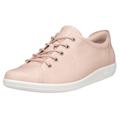 ECCO Sneaker Soft 2.0 Tie (leichte und flexible Sohle) hellrosa Damen