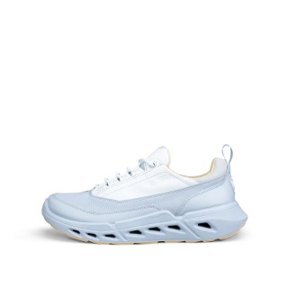 ECCO Sneaker Biom 720 GTX (Vollnarbenleder, wasserdicht) dustyblau/hellblau Damen