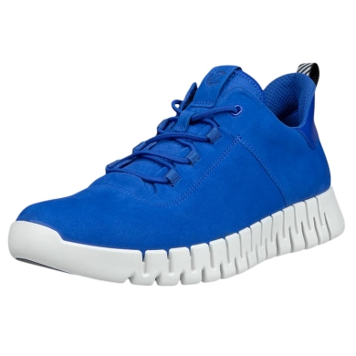 ECCO Sneaker Gruuv Lea (aus Nubukleder) blau Herren