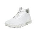 ECCO Sneaker Gruuv (Leder, perforiert) weiss Damen