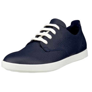ECCO Sneaker Leisure Lace Up (weiches Premium-Leder) navyblau Damen