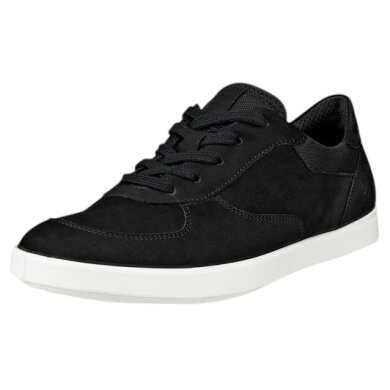 ECCO Sneaker Leisure Oxford (Premium-Leder) schwarz Damen