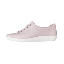 ECCO Sneaker Soft 2.0 Tie (leichte und flexible Sohle) rosa/pink Damen