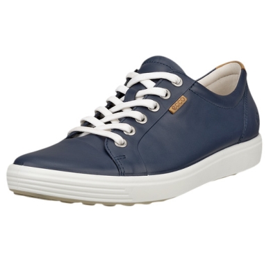 ECCO Sneaker Soft 7 (Nubukleder) navyblau Damen