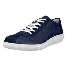 ECCO Sneaker Soft Zero (ECCO-Leder) navyblau/weiss Herren