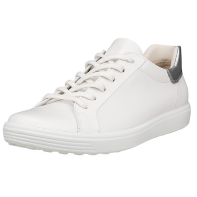ECCO Sneaker Soft 7 Easy Slip Low (Premium-Leder) weiss Damen