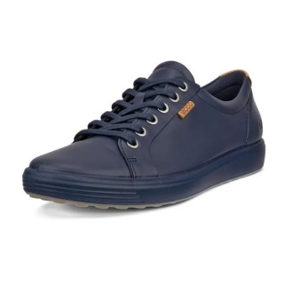ECCO Sneaker Soft 7 (Vollnarbenleder) marineblau Damen