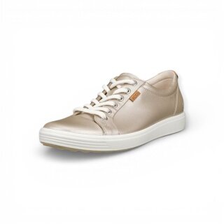 ECCO Sneaker Soft 7 (Vollnarbenleder) gold Damen