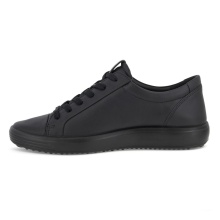 ECCO Sneaker Soft 7 (Premium-Leder) schwarz Damen