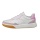 ECCO Sneaker Street Court Lea (Premium-Leder) weiss/rosa/lila Damen