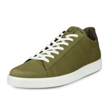 ECCO Sneaker Street Lite (Premium-Leder und Wildleder) dunkelgrün Herren