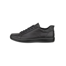 ECCO Sneaker Soft 7 Easy Slip Lace (Premium-Leder) schwarz Herren