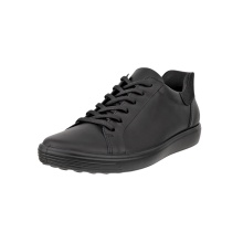 ECCO Sneaker Soft 7 Easy Slip Low (Premium-Leder) schwarz Damen