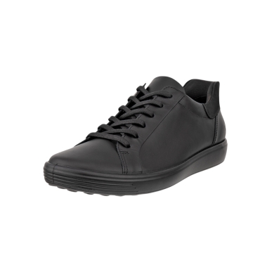 ECCO Sneaker Soft 7 Easy Slip Low (Premium-Leder) schwarz Damen