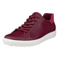 ECCO Sneaker Soft 7 Easy Slip Low (Premium-Leder) pflaumeviolett Damen