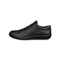 ECCO Sneaker Soft Zero WP (Premium-Leder, wasserdicht) schwarz Herren