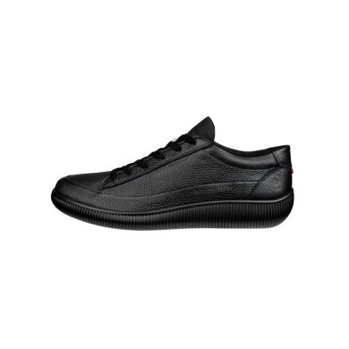 ECCO Sneaker Soft Zero WP (Premium-Leder, wasserdicht) schwarz Herren