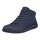 ECCO Alltag-Travelschuhe Soft Zero Bootie WP Mid-Cut (Premium-Leder, wasserdicht) marineblau Damen