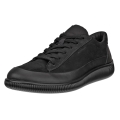 ECCO Sneaker Soft Zero WP (Premium-Leder, wasserdicht) schwarz Damen