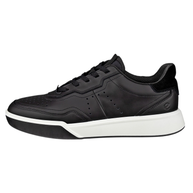 ECCO Sneaker Street Court Lea (Premium-Leder) schwarz Damen