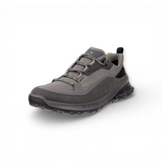 ECCO Wanderschuhe ULT-TRN Low (wasserdicht, Nubukleder) magnetgrau Herren